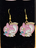 HK Metal Character Earrings