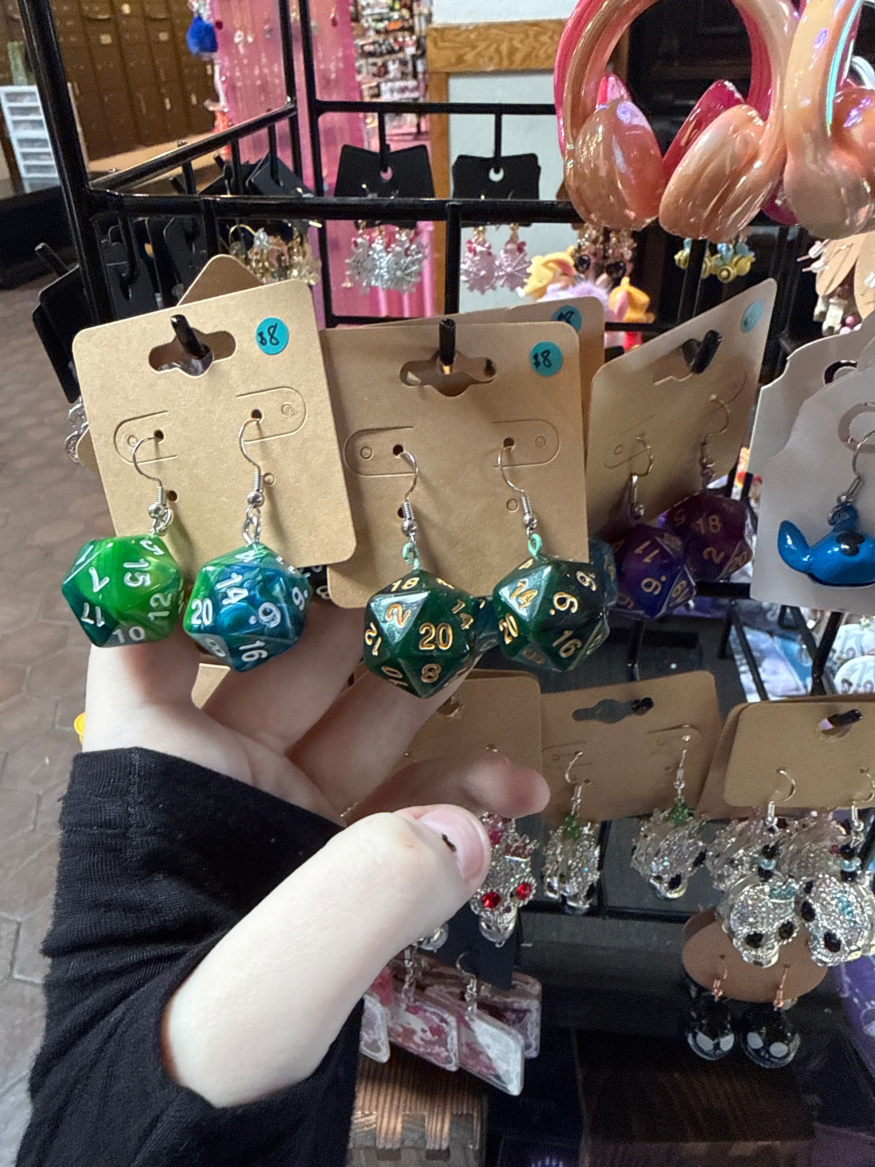 Dice Earrings