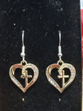 Cross earrings