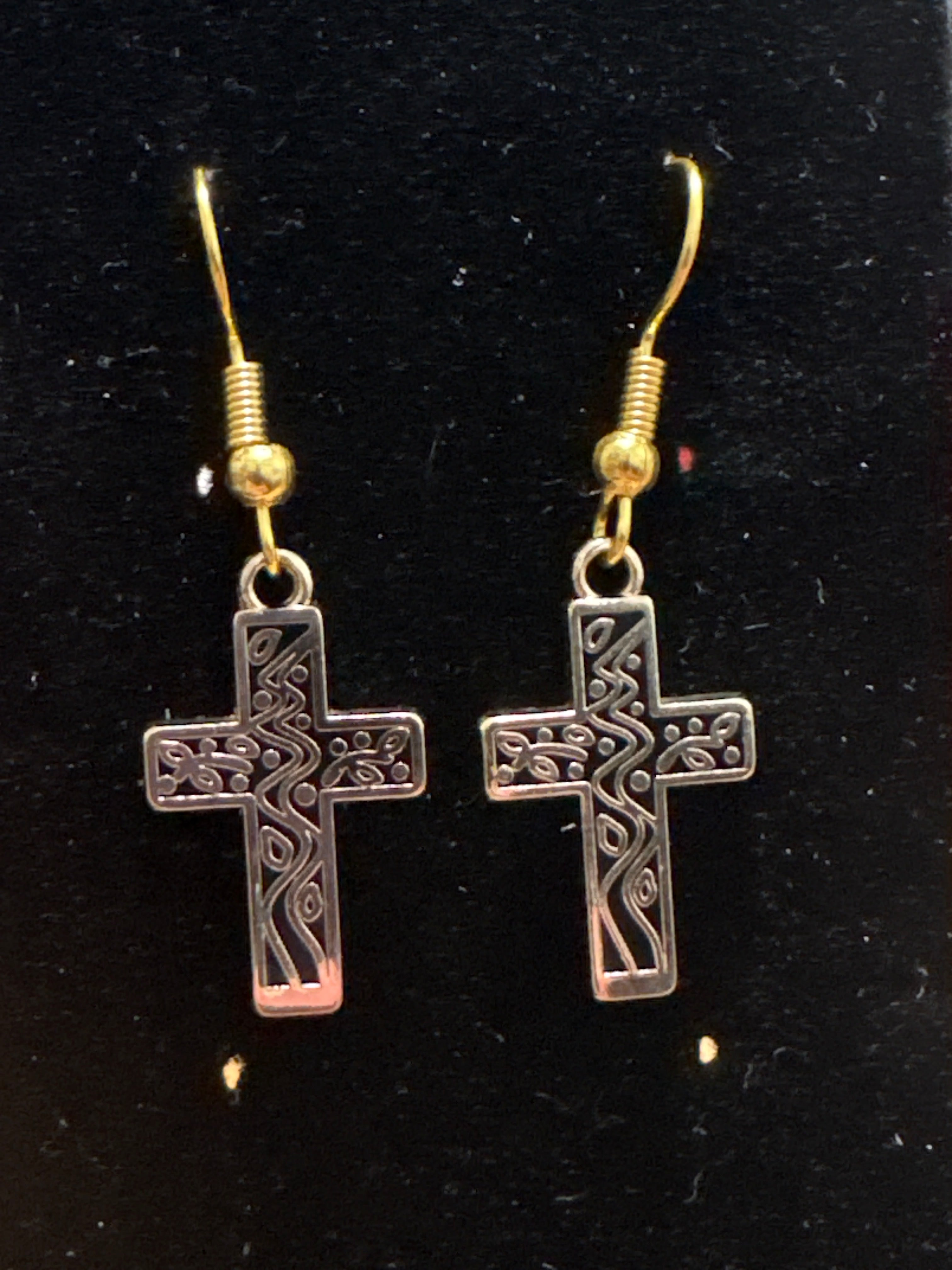 Cross earrings