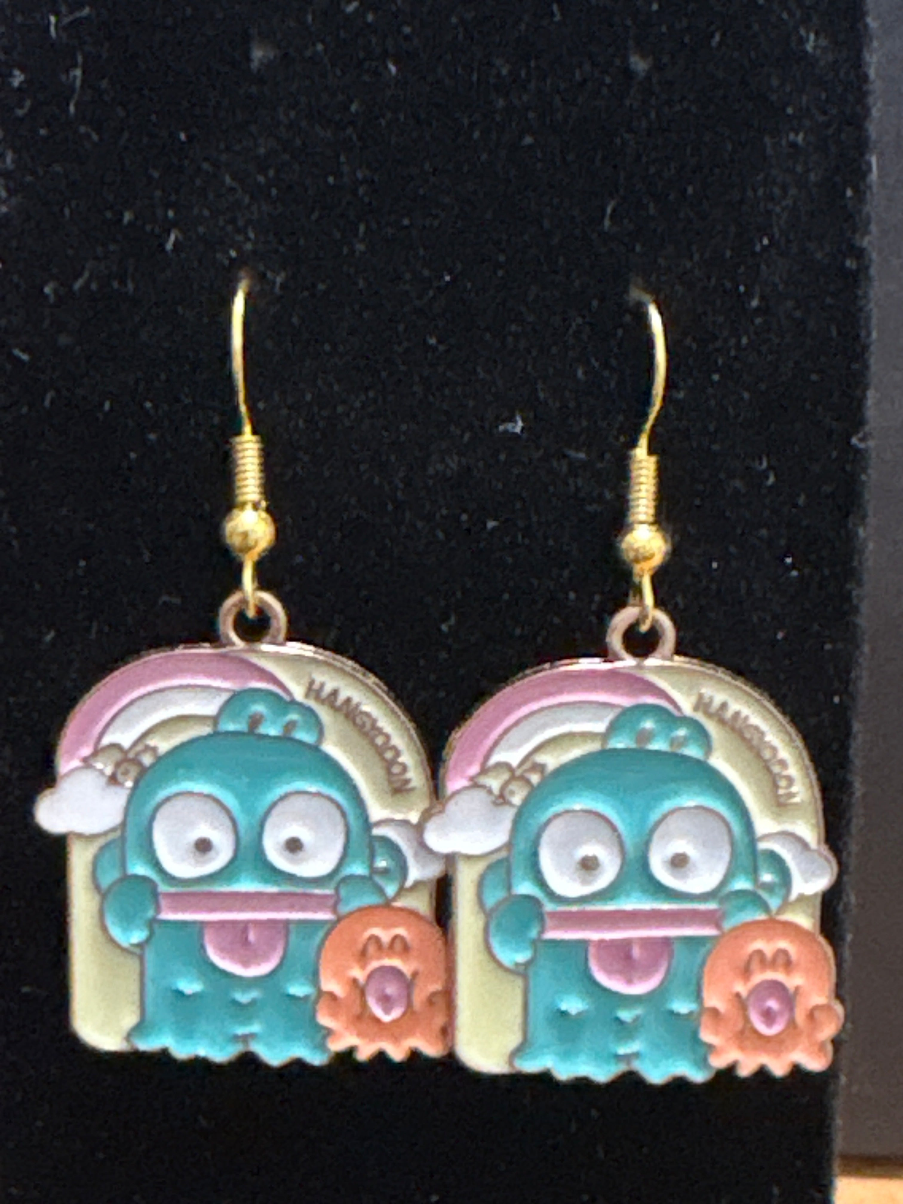 HK Metal Character Earrings