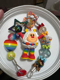 Rainbow girl keychain