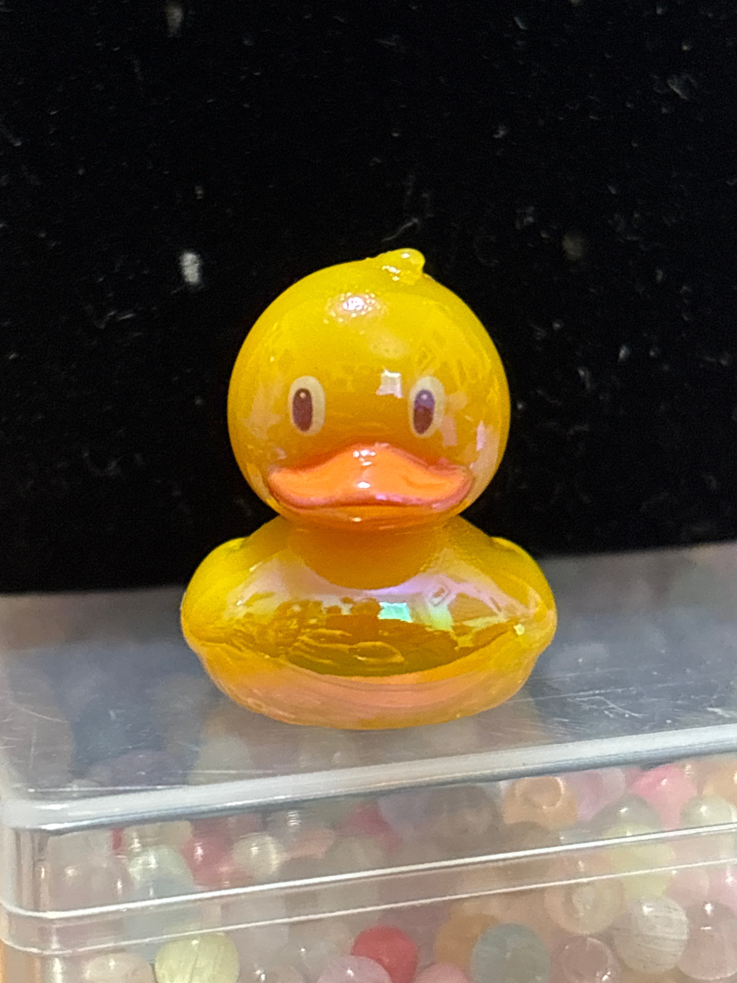 Yellow Duck Earrings