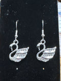 Silver Swans a Swimming