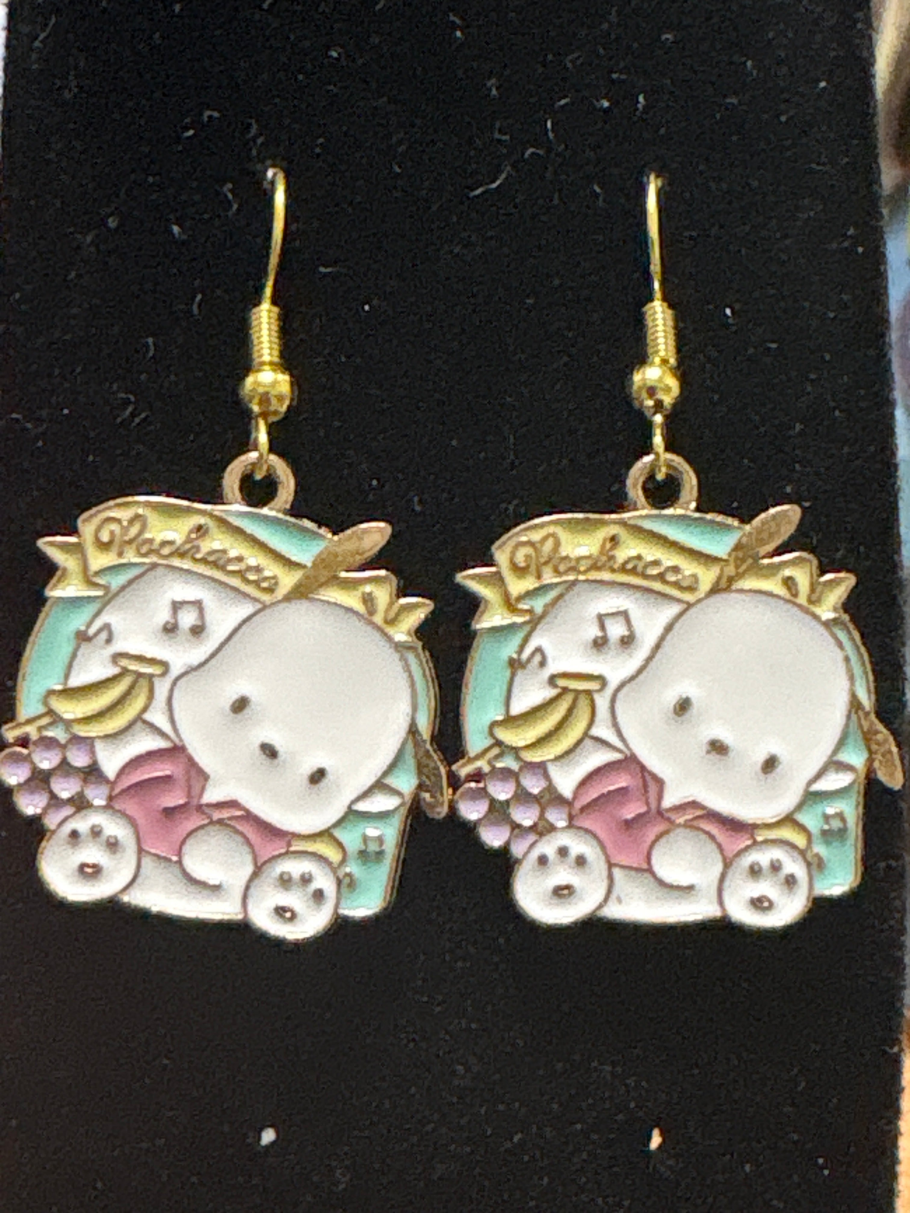 HK Metal Character Earrings