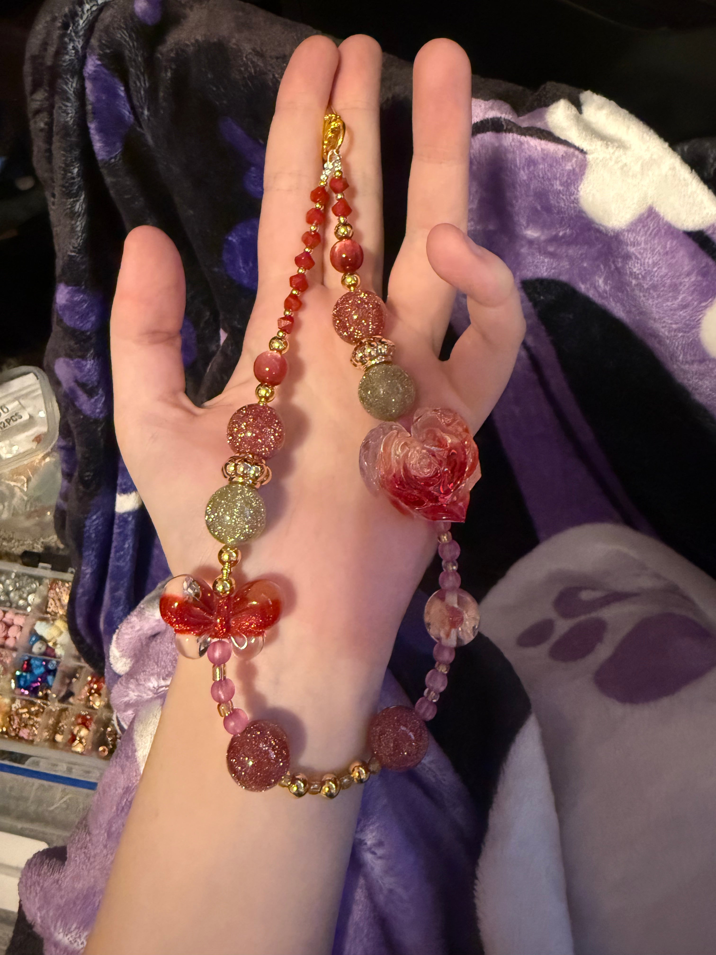 Themed Rosy Wristlets